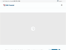 Tablet Screenshot of emcfinancial.com